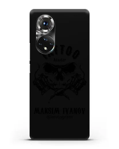 Чехол для тату-мастера с именем, фамилией силиконовый для Honor 50