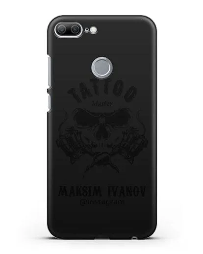 Чехол для тату-мастера с именем, фамилией силиконовый для Honor 9 Lite