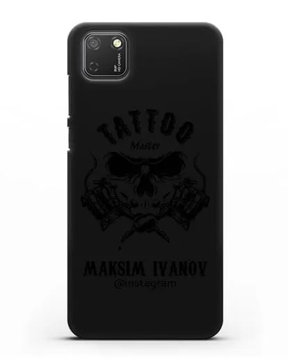 Чехол для тату-мастера с именем, фамилией силиконовый для Honor 9S