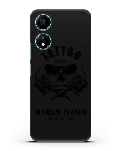 Чехол для тату-мастера с именем, фамилией силиконовый для Honor X5 Plus