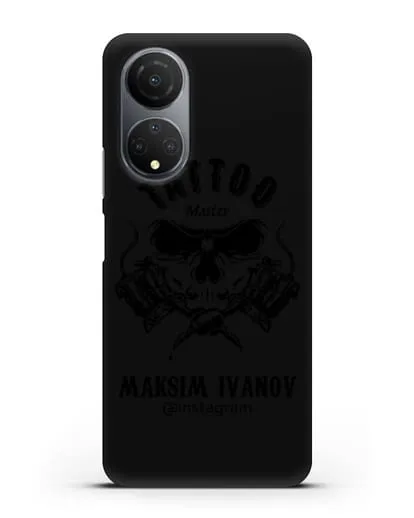 Чехол для тату-мастера с именем, фамилией силиконовый для Honor X7