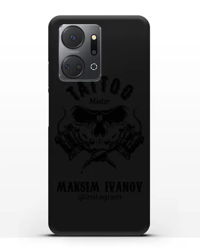 Чехол для тату-мастера с именем, фамилией силиконовый для Honor X7a