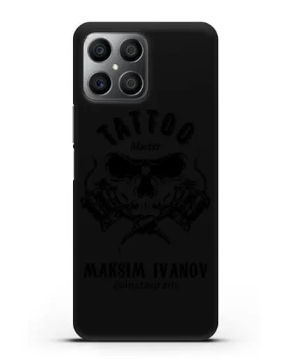 Чехол для тату-мастера с именем, фамилией силиконовый для Honor X8