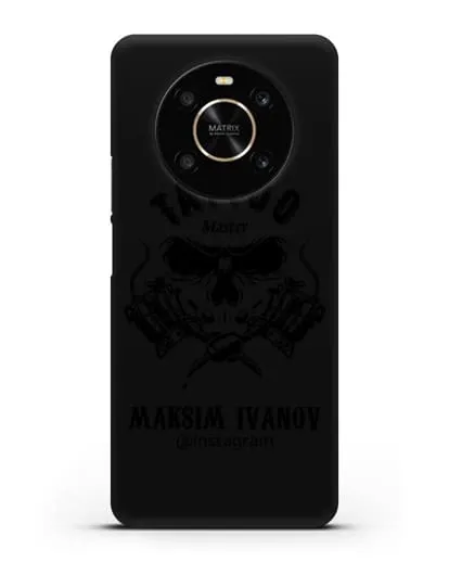 Чехол для тату-мастера с именем, фамилией силиконовый для Honor X9