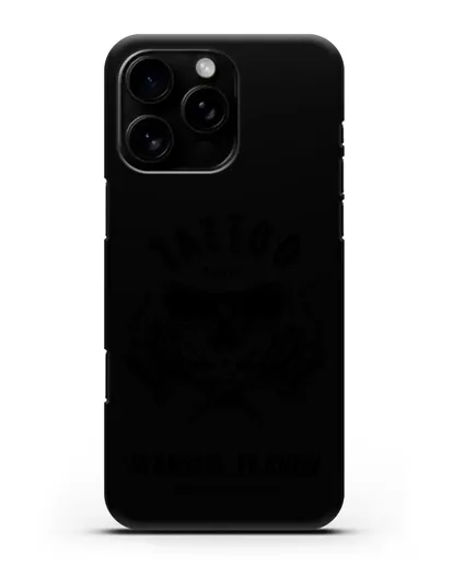 Чехол для тату-мастера с именем, фамилией силиконовый для iPhone 16 Pro Max