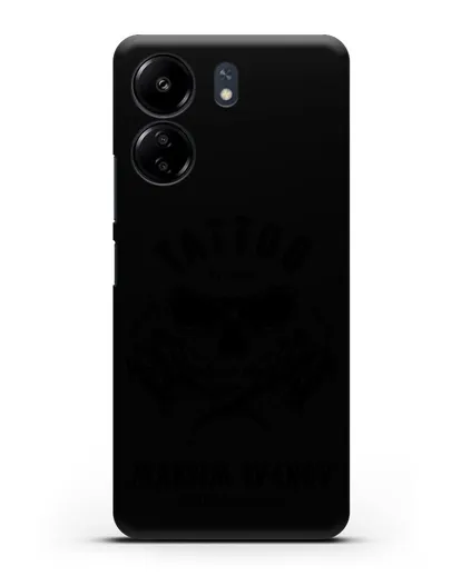 Чехол для тату-мастера с именем, фамилией силиконовый для Xiaomi Poco C65