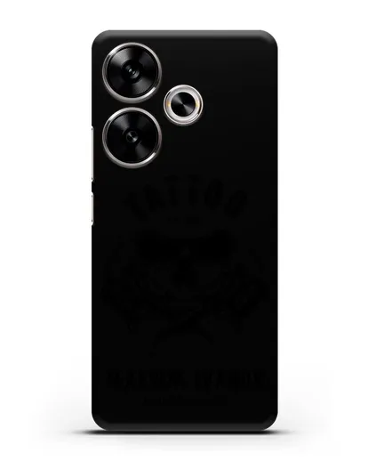 Чехол для тату-мастера с именем, фамилией силиконовый для Xiaomi Poco F6