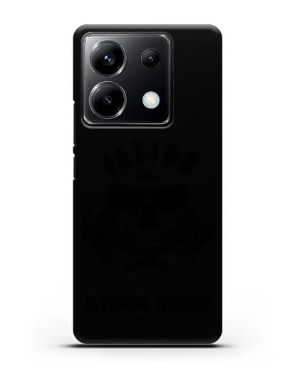 Чехол для тату-мастера с именем, фамилией силиконовый для Xiaomi Poco X6