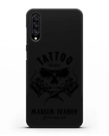 Чехол для тату-мастера с именем, фамилией силиконовый для Samsung Galaxy A30s [SM-A307FN]