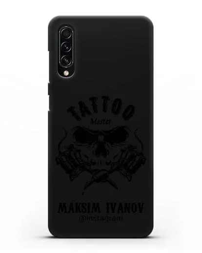 Чехол для тату-мастера с именем, фамилией силиконовый для Samsung Galaxy A70s [SM-A707F]