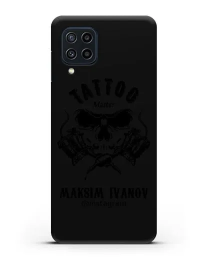 Чехол для тату-мастера с именем, фамилией силиконовый для Samsung Galaxy M22 [M225F]