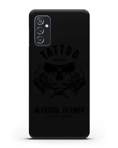 Чехол для тату-мастера с именем, фамилией силиконовый для Samsung Galaxy M52 [M526B]