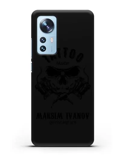 Чехол для тату-мастера с именем, фамилией силиконовый для Xiaomi 12