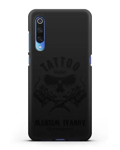 Чехол для тату-мастера с именем, фамилией силиконовый для Xiaomi Mi 9