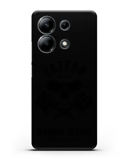 Чехол для тату-мастера с именем, фамилией силиконовый для Xiaomi Redmi Note 13 4G