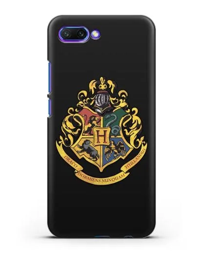 Чехол с гербом школы чародейства и волшебства Хогвартс силиконовый для Honor 10