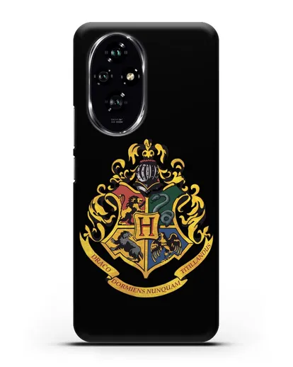 Чехол с гербом школы чародейства и волшебства Хогвартс силиконовый для Honor 200