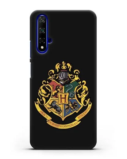 Чехол с гербом школы чародейства и волшебства Хогвартс силиконовый для Honor 20