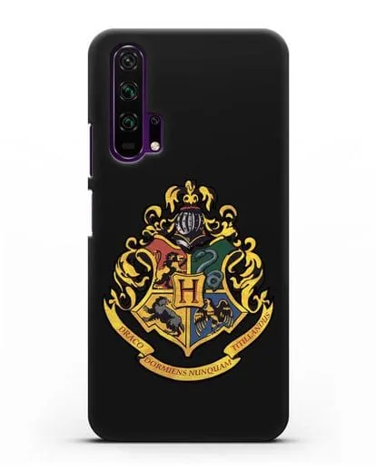 Чехол с гербом школы чародейства и волшебства Хогвартс силиконовый для Honor 20 Pro