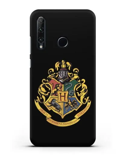 Чехол с гербом школы чародейства и волшебства Хогвартс силиконовый для Honor 20e