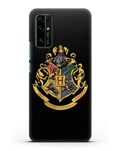 Чехол с гербом школы чародейства и волшебства Хогвартс силиконовый для Honor 30