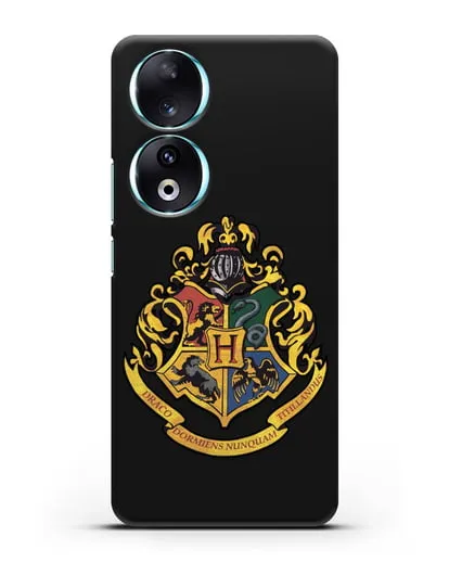 Чехол с гербом школы чародейства и волшебства Хогвартс силиконовый для Honor 90
