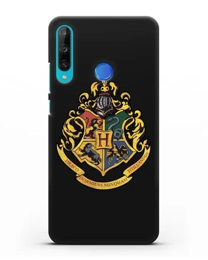 Чехол с гербом школы чародейства и волшебства Хогвартс силиконовый для Honor 9C