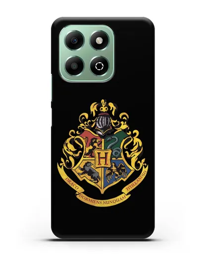 Чехол с гербом школы чародейства и волшебства Хогвартс силиконовый для Honor X6b