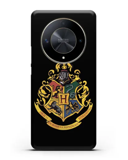 Чехол с гербом школы чародейства и волшебства Хогвартс силиконовый для Honor X9b