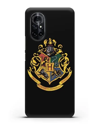 Чехол с гербом школы чародейства и волшебства Хогвартс силиконовый для Huawei Nova 8