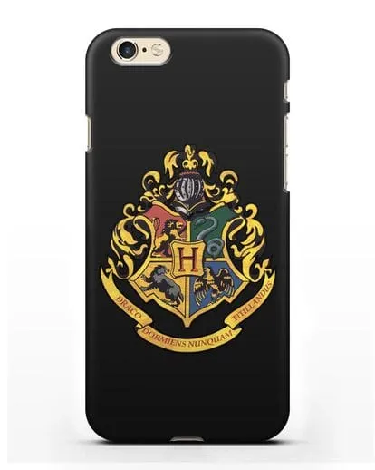 Чехол с гербом школы чародейства и волшебства Хогвартс силиконовый для iPhone 6s
