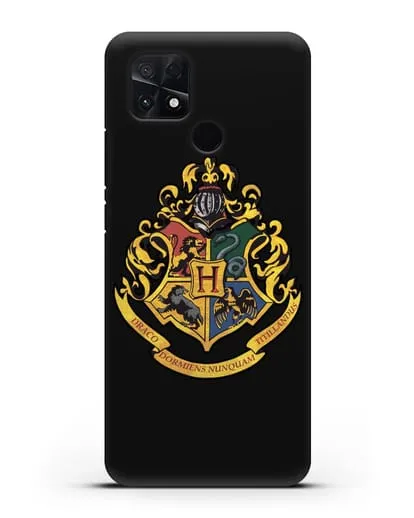 Чехол с гербом школы чародейства и волшебства Хогвартс силиконовый для Xiaomi Poco C40