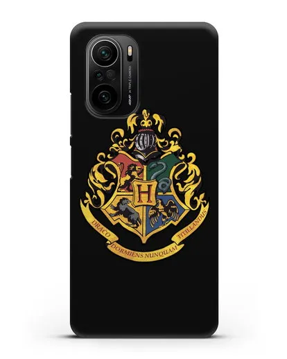 Чехол с гербом школы чародейства и волшебства Хогвартс силиконовый для Xiaomi Poco F3 Pro