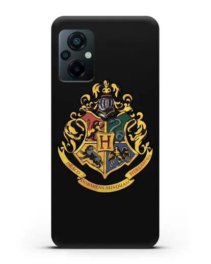 Чехол с гербом школы чародейства и волшебства Хогвартс силиконовый для Xiaomi Poco M5