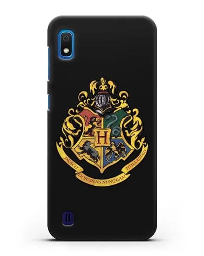Чехол с гербом школы чародейства и волшебства Хогвартс силиконовый для Samsung Galaxy A10 [SM-A105F]
