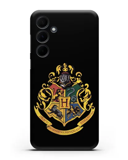 Чехол с гербом школы чародейства и волшебства Хогвартс силиконовый для Samsung Galaxy A55 [SM-A556]