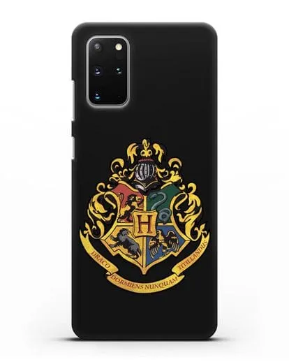 Чехол с гербом школы чародейства и волшебства Хогвартс силиконовый для Samsung Galaxy S20 Plus [SM-G985F]