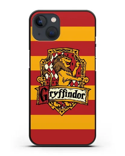 Чехол с гербом факультета Гриффиндор силиконовый для iPhone 13 Mini