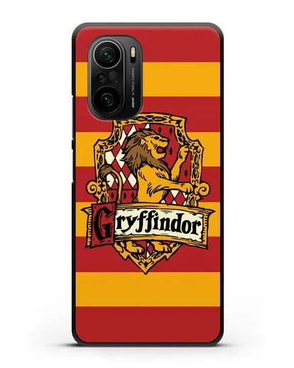 Чехол с гербом факультета Гриффиндор силиконовый для Xiaomi Poco F3 Pro