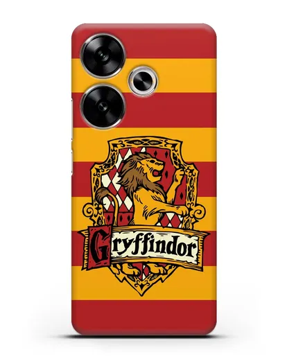 Чехол с гербом факультета Гриффиндор силиконовый для Xiaomi Poco F6
