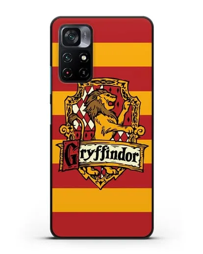 Чехол с гербом факультета Гриффиндор силиконовый для Xiaomi Poco M4 Pro 5G