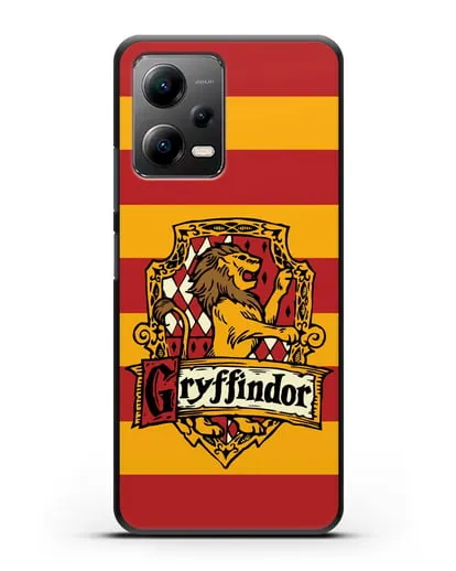 Чехол с гербом факультета Гриффиндор силиконовый для Xiaomi Poco X5