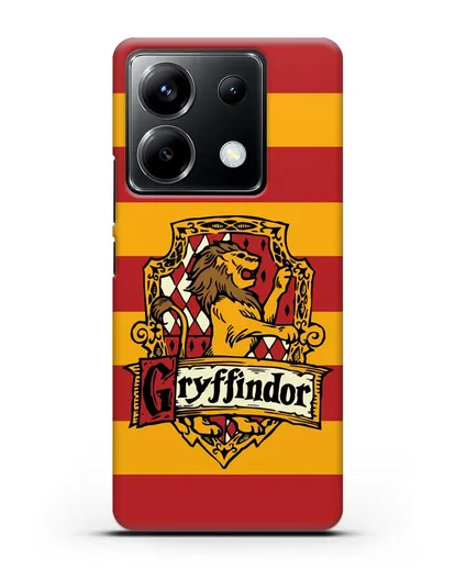 Чехол с гербом факультета Гриффиндор силиконовый для Xiaomi Poco X6