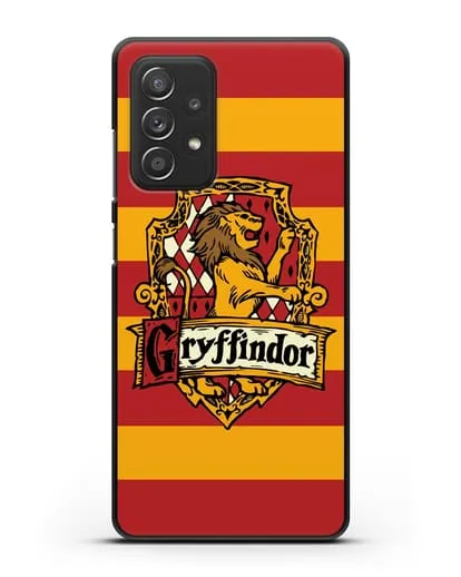 Чехол с гербом факультета Гриффиндор силиконовый для Samsung Galaxy A53