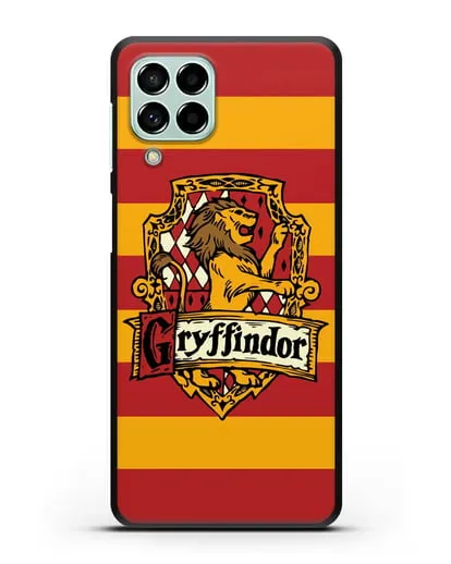Чехол с гербом факультета Гриффиндор силиконовый для Samsung Galaxy M53 [SM-M536]