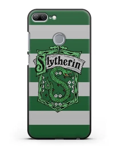 Чехол с гербом факультета Слизерин силиконовый для Honor 9 Lite