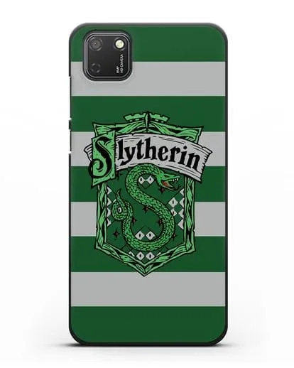Чехол с гербом факультета Слизерин силиконовый для Honor 9S