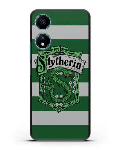Чехол с гербом факультета Слизерин силиконовый для Honor X5 Plus