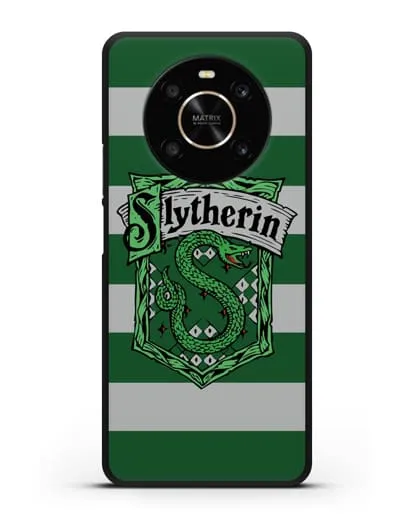 Чехол с гербом факультета Слизерин силиконовый для Honor X9
