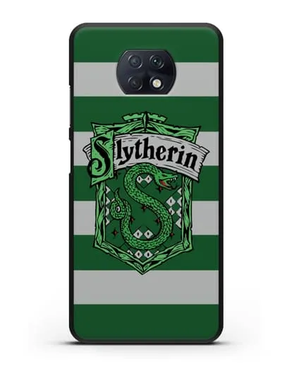 Чехол с гербом факультета Слизерин силиконовый для Xiaomi Redmi Note 9T